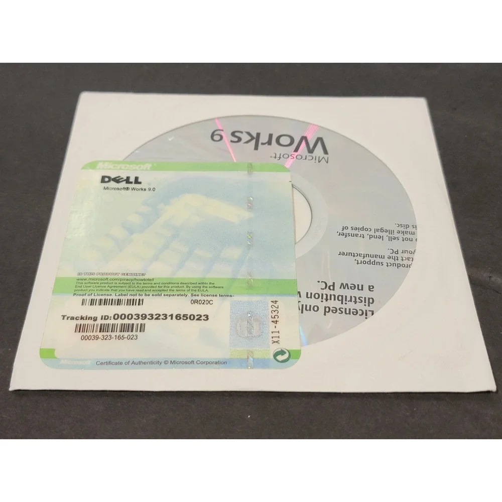 Dell Inspiron 1012‎ Drivers Utility Reinstall Disk, Works 9, ROXIO, Word NEW
